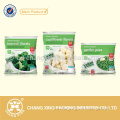 Custom printed laminating plastic frozen food packaging bags for fresh organic vegetables/ freezer veggies bag